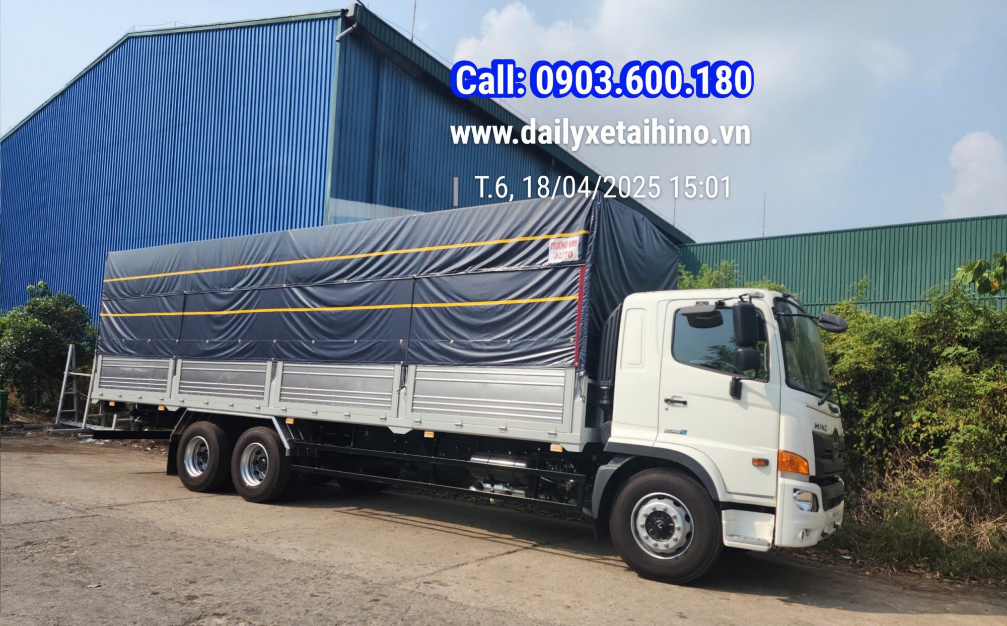 Hino 500 Thùng Mui Bạt FL8JW8A