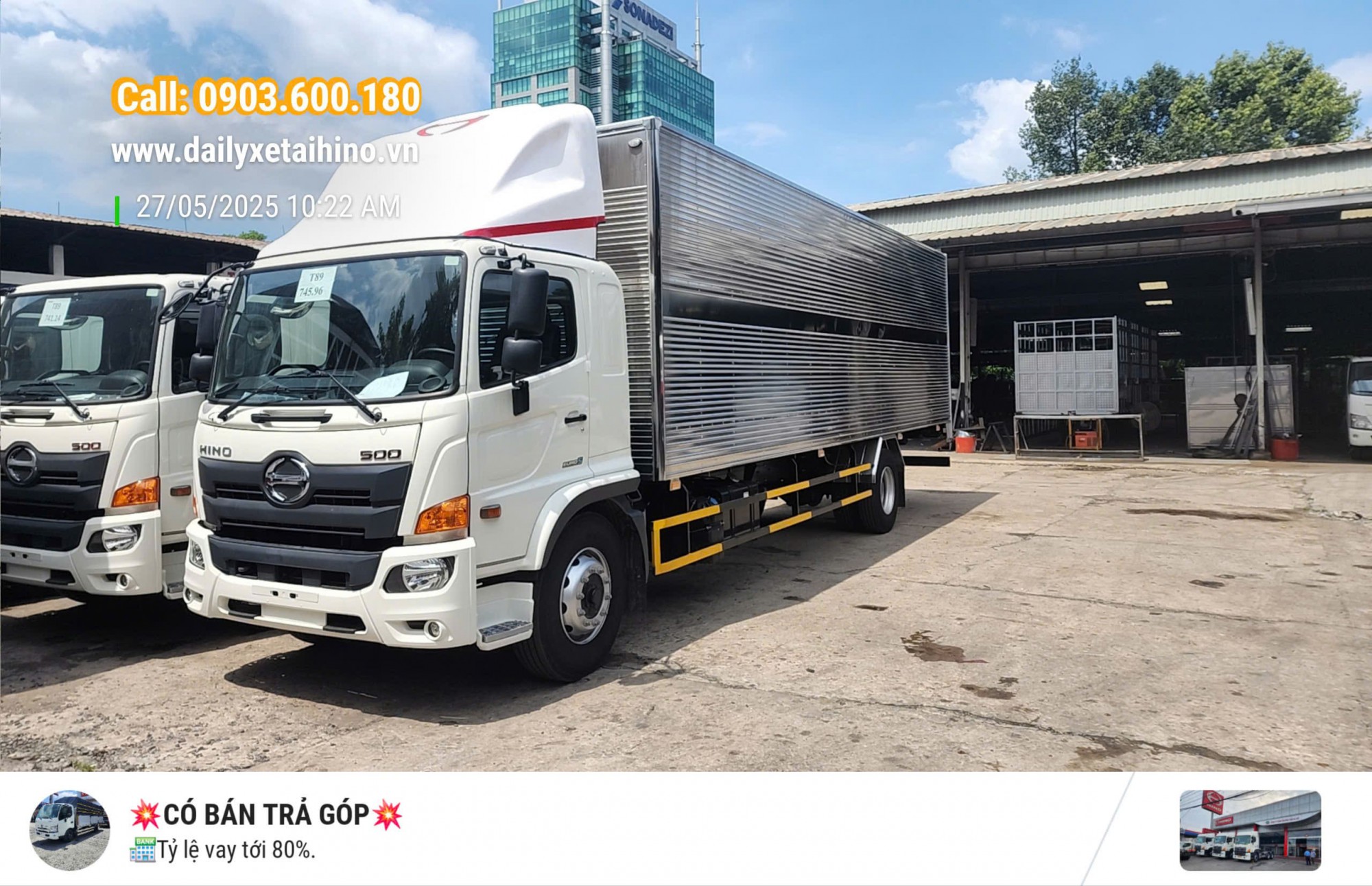 Hino 500 Thùng Kín FG8JT8A