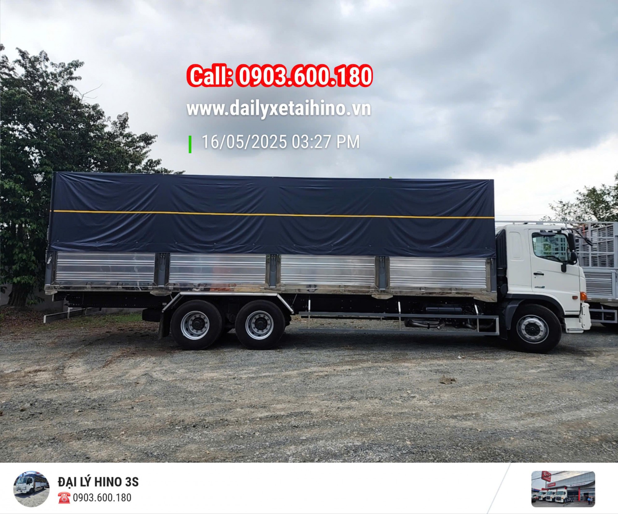 Hino 500 Thùng Mui Bạt FL8JW8A